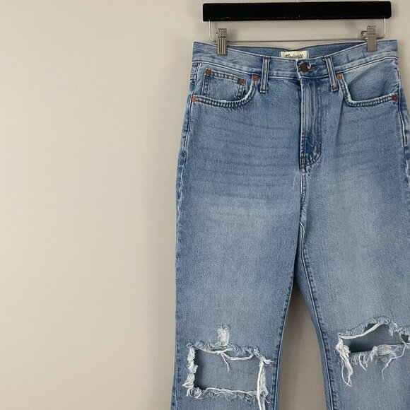 Madewell The Perfect Vintage Jean in Coope Wash Destroyed Edition Size 28 - Picture 7 of 7